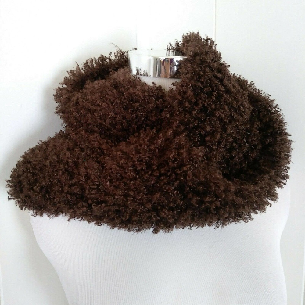 3/25$ Teddy Bear Infinity Soft Curly Scarf Solid